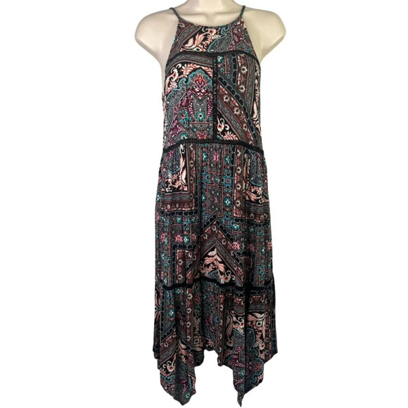 Xhilaration Floral Print Boho Tank Dress Size XS - Picture 1 of 10